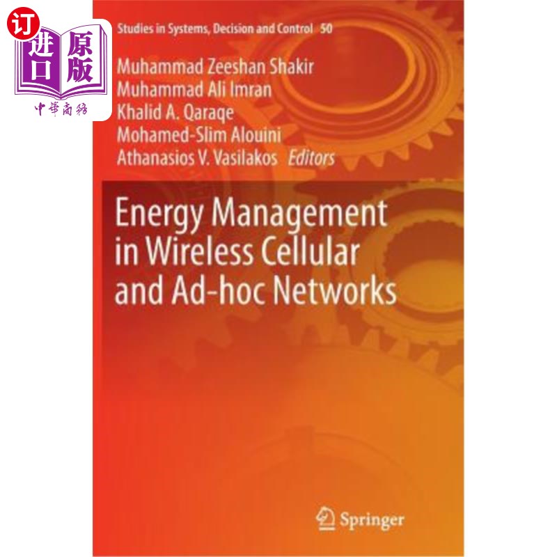 海外直订Energy Management in Wireless Cellular and Ad-Hoc Networks 无线蜂窝和adhoc中的能量管理