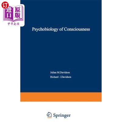 海外直订The Psychobiology of Consciousness 意识的心理生物学