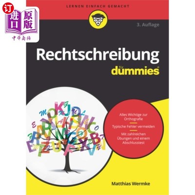 海外直订Rechtschreibung fur Dummies 对假人的研究