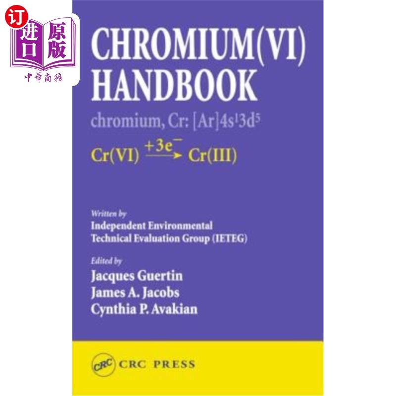 海外直订Chromium(vi) Handbook 铬(vi)手册