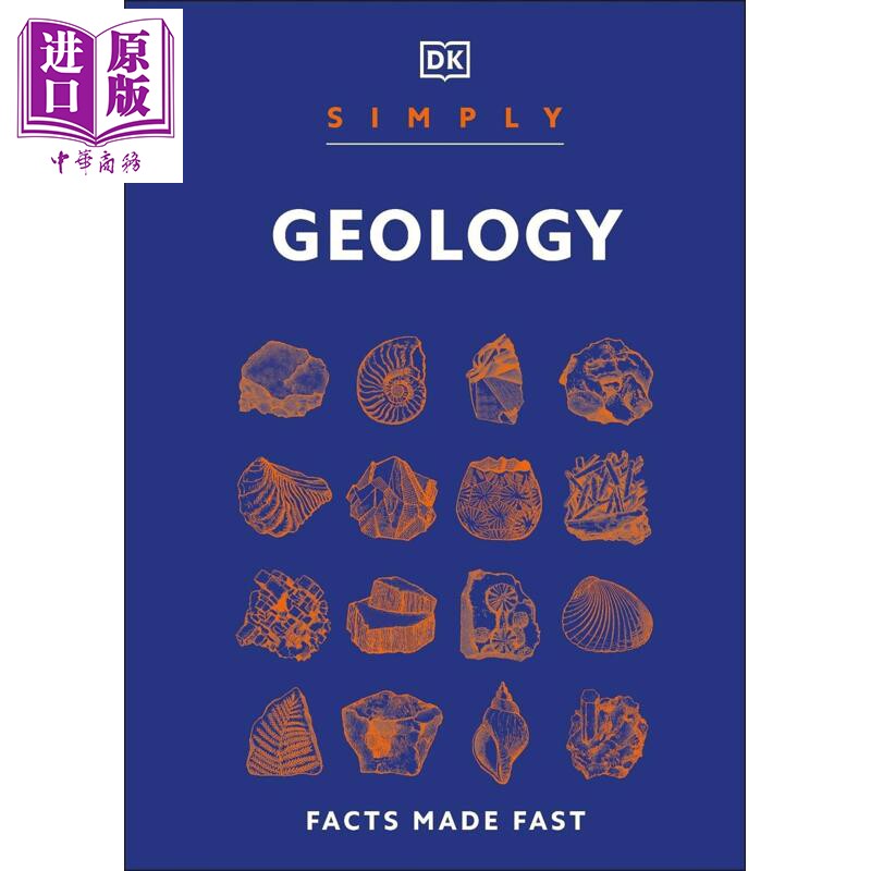 预售 DK一分钟科学系列 地质学 英文原版 Simply Geology Facts Made Fast DK【中商原版】