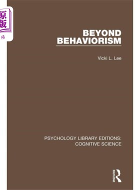 海外直订Beyond Behaviorism 在行为主义