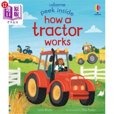 海外直订Peek Inside How a Tractor Works 窥视拖拉机如何工作