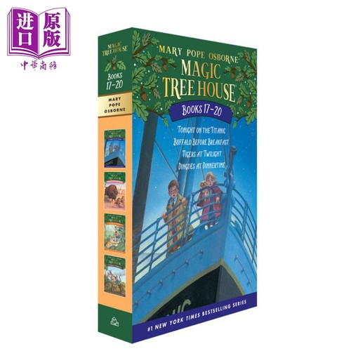 Magic Tree House Volumes 神奇树屋卷 17-20盒装 英文原版 小初文学 6到9岁 儿童章节桥梁书 Mary Pope Osborne【中商原版】