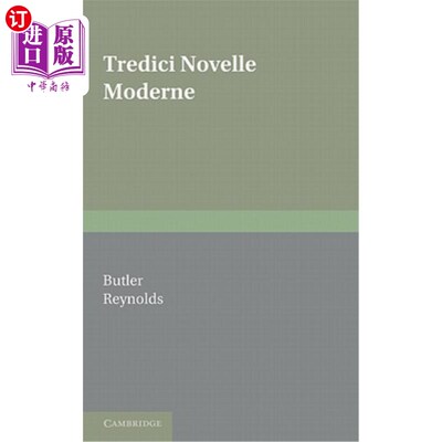海外直订Tredici Novelle Moderne 特雷迪奇短篇小说现代