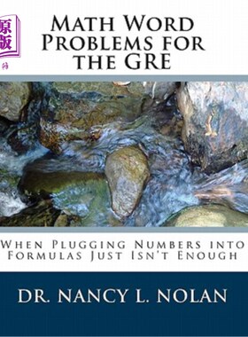 海外直订Math Word Problems for the GRE: When Plugging Numbers into Formulas Just Isn't E GRE数学应用题:把数字代入公