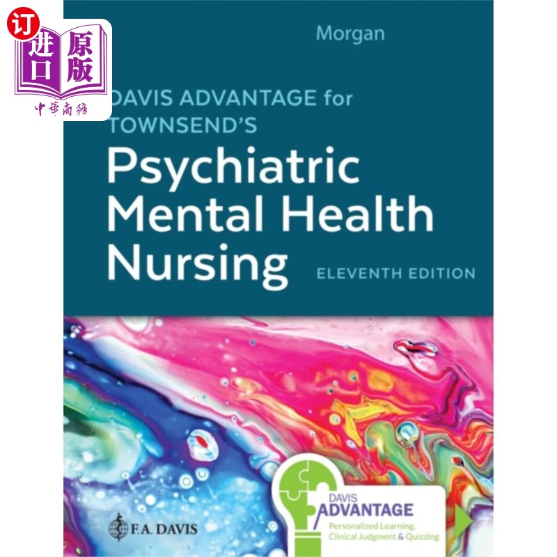 海外直订医药图书Davis Advantage for Townsend's Psychiatric Menta... 戴维斯优势为汤森德精神病学心理健康护理