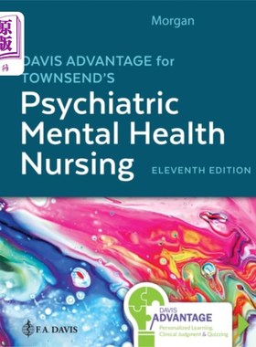 海外直订医药图书Davis Advantage for Townsend's Psychiatric Menta... 戴维斯优势为汤森德精神病学心理健康护理