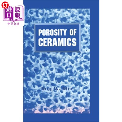 海外直订Porosity of Ceramics 陶瓷的孔隙率