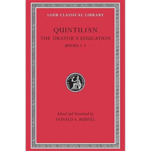现货 昆提利安 雄辩家的培训 卷2 洛布古典丛书 原文拉英对照版 The Orators Education 英文原版 Quintilian【中商原版】
