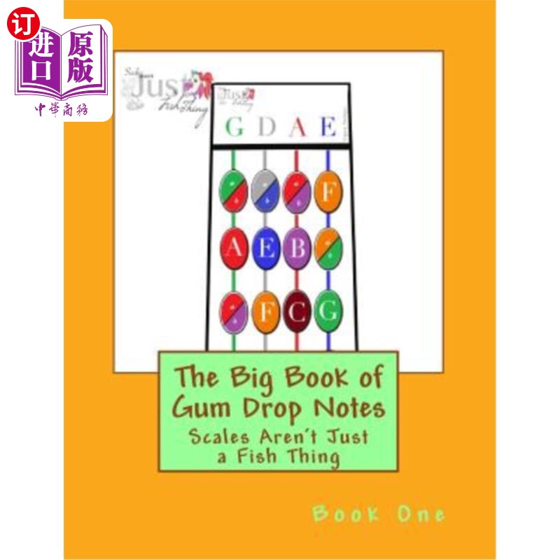 海外直订Big Book of Gum Drop Notes - Book One: Scales Aren't Just a Fish Thing 口香糖掉落笔记——卷1：鳞片不仅仅是