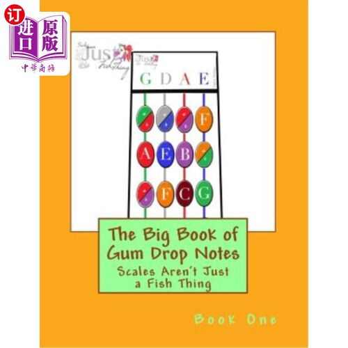 海外直订Big Book of Gum Drop Notes - Book One: Scales Aren't Just a Fish Thing 口香糖掉落笔记——卷1：鳞片不仅仅是