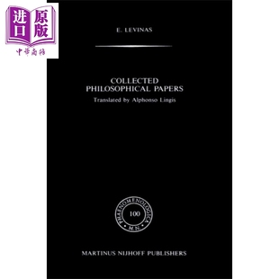 1987 英文原版 中商原版 Levinas Emmanuel Papers Philosophical Collected 列维纳斯哲学选集 现货