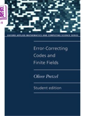 海外直订Error-Correcting Codes and Finite Fields 纠错码与有限域