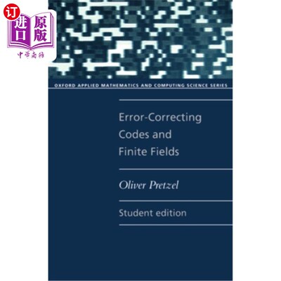 海外直订Error-Correcting Codes and Finite Fields 纠错码与有限域