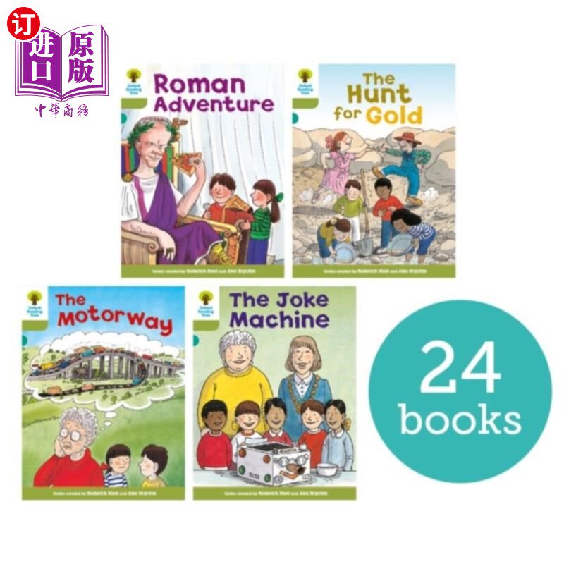 海外直订Oxford Reading Tree: Biff, Chip and Kipper Stori... 牛津阅读树:Biff, Chip和Kipper故事:牛津7级:24类包