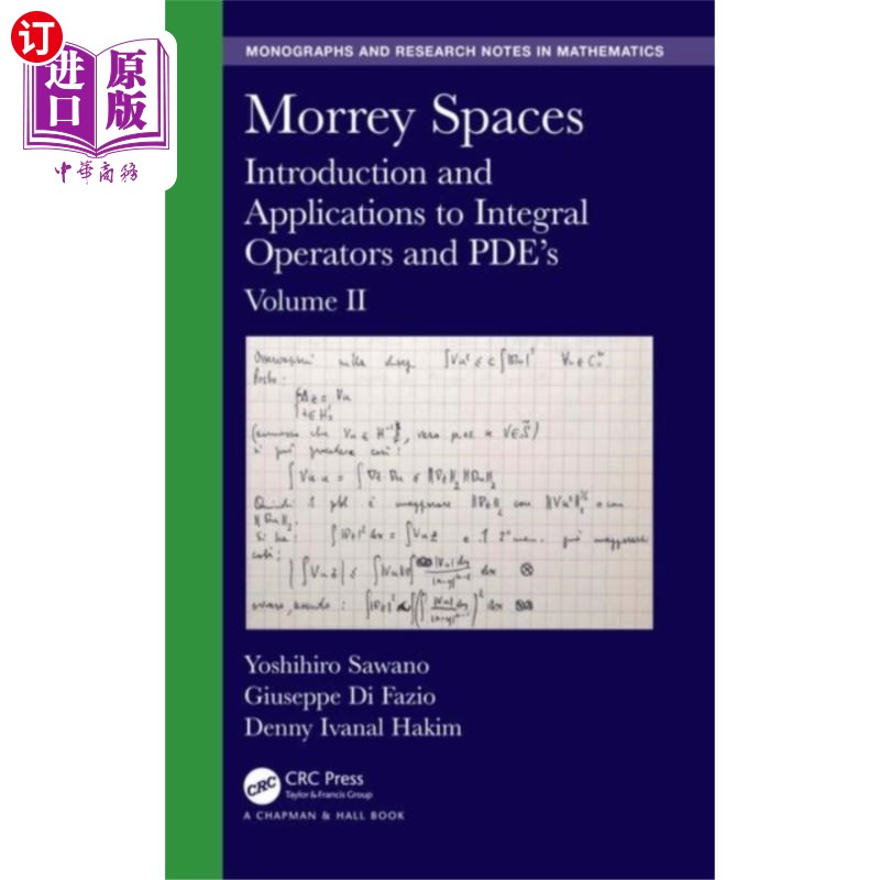 海外直订Morrey Spaces 莫雷空间
