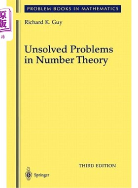海外直订Unsolved Problems in Number Theory 数论中尚未解决的问题