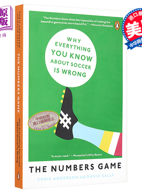 预售 数字游戏：关于足球，你全弄错了吗？ 英文原版The Numbers Game Why Everything You Know About Soccer Is Wrong【中商原版