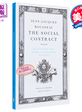 【中商原版】卢梭：社会契约论 英文原版 The Social Contract Jean-Jacques Rousseau Penguin Books 社会科学