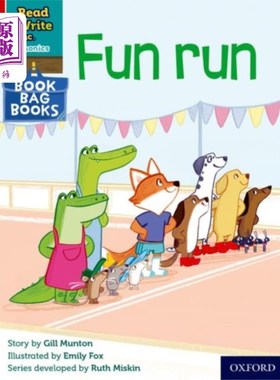 海外直订Read Write Inc. Phonics: Red Ditty Book Bag Book... Read Write公司拼读:红色小曲书包第5册有趣的跑