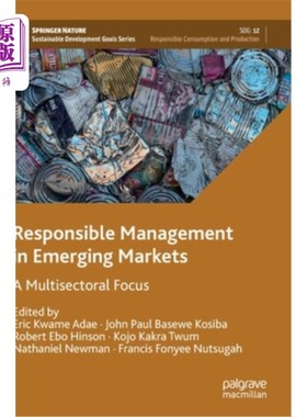 海外直订Responsible Management in Emerging Markets: A Multisectoral Focus 新兴市场的负责任管理:多部门重点