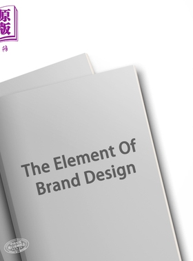 预售 【xx】The Element Of Brand Design 进口艺术 【XL尺寸】品牌设计要素 Taschen【中商原版】
