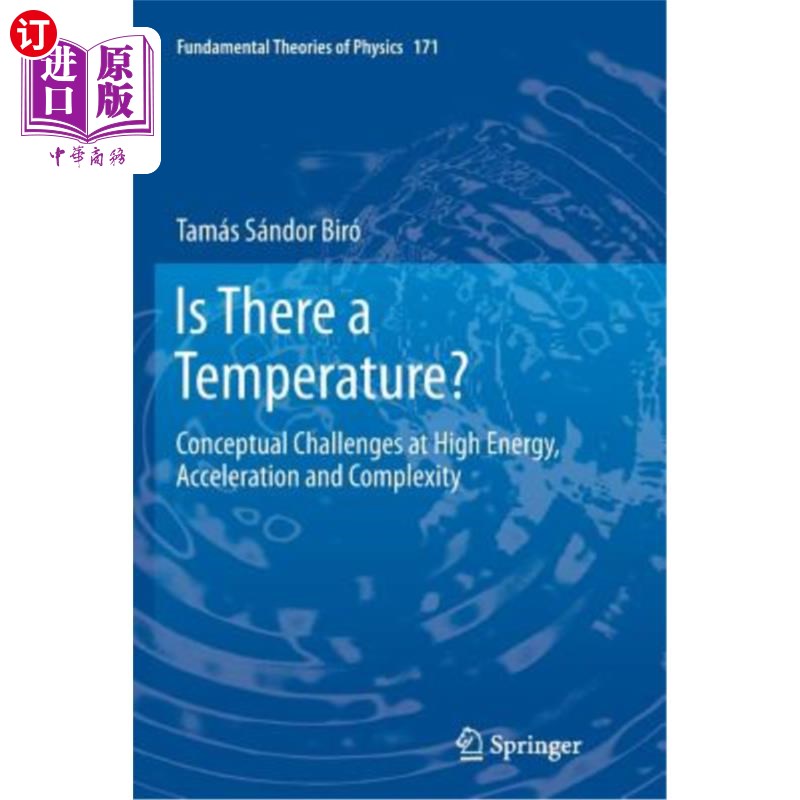海外直订Is There a Temperature?: Conceptual Challenges at High Energy, Acceleration and  有温度吗?:高能、和复杂