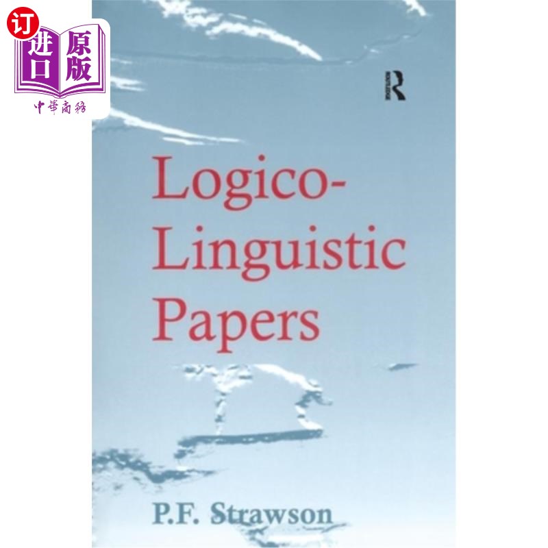 海外直订Logico-Linguistic Papers Logico-Linguistic论文