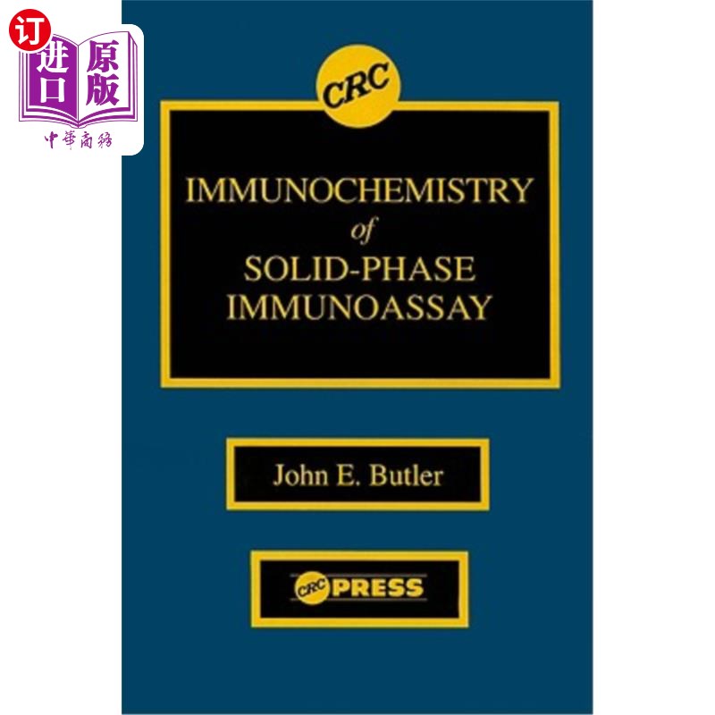 海外直订医药图书Immunochemistry of Solid-Phase Immunoassay 固相免疫分析的免疫组化