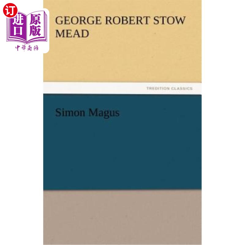 海外直订Simon Magus 西蒙·马格斯