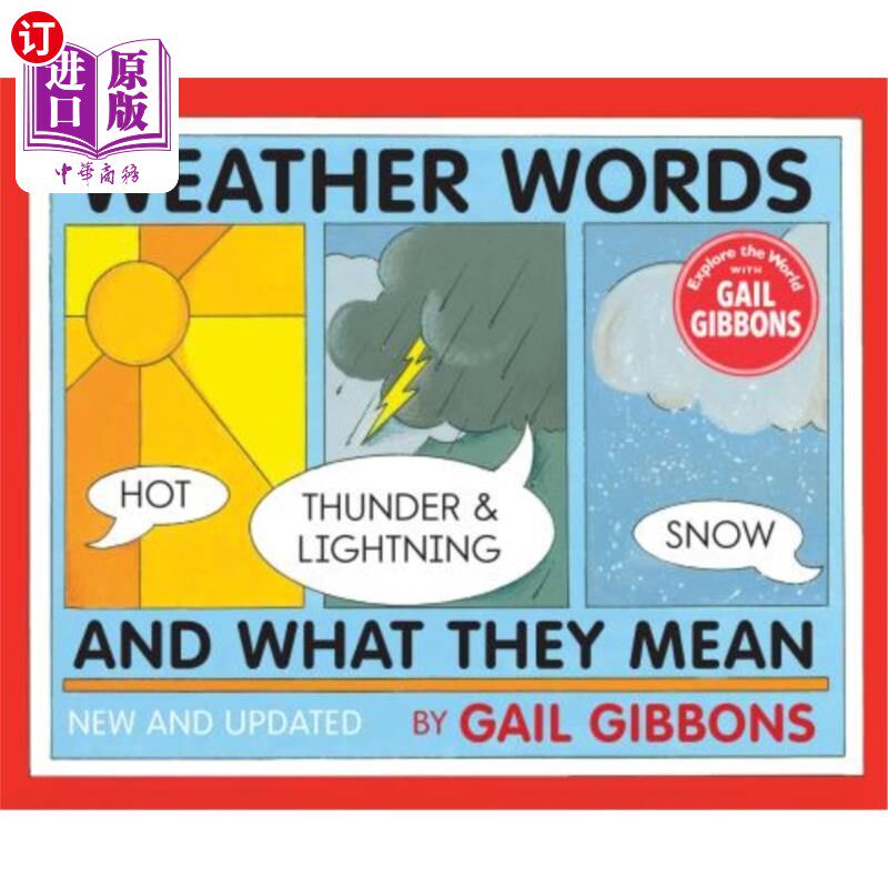 海外直订Weather Words and What They Mean 天气词及其含义