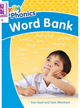 Jolly Phonics Word Bank 快乐自然拼读单词库 英式英语版 British English 英语字母发音词汇例句阅读拼写练习【中商原版】