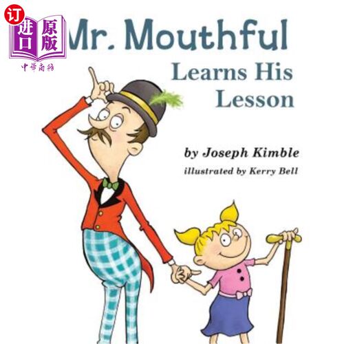 海外直订Mr. Mouthful Learns His Lesson 嘴巴先生得到了教训
