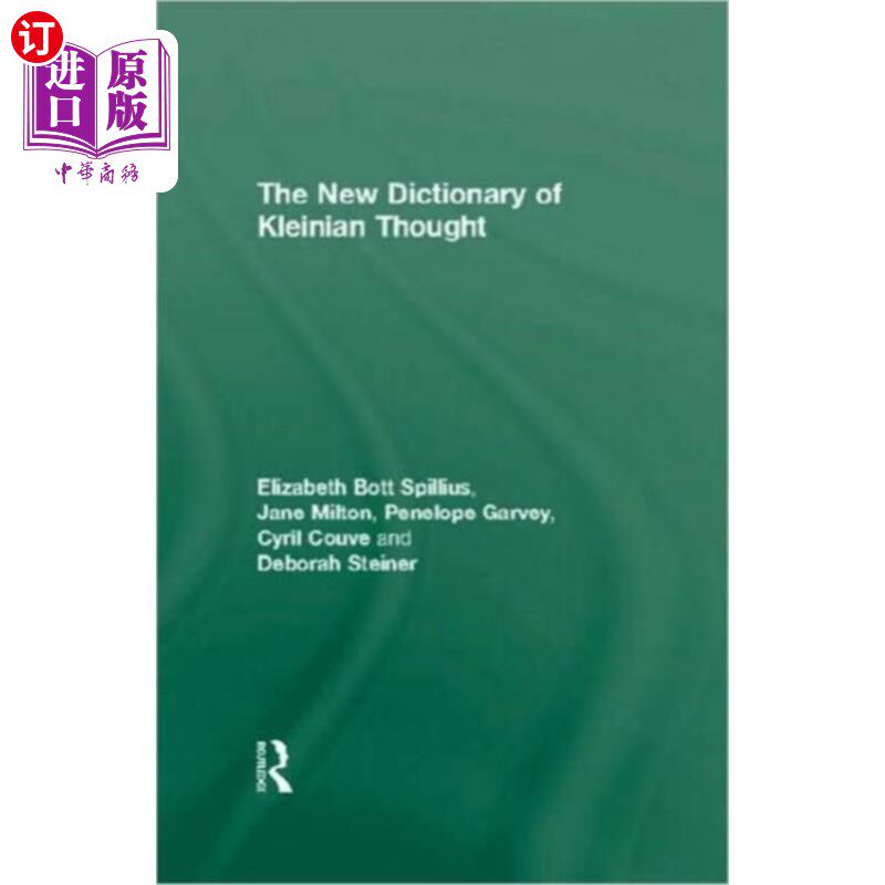 海外直订New Dictionary of Kleinian Thought 克莱因思想新词典