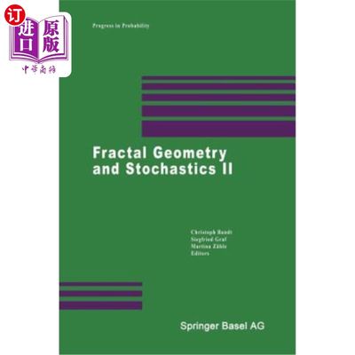 海外直订Fractal Geometry and Stochastics II 分形几何与随机2