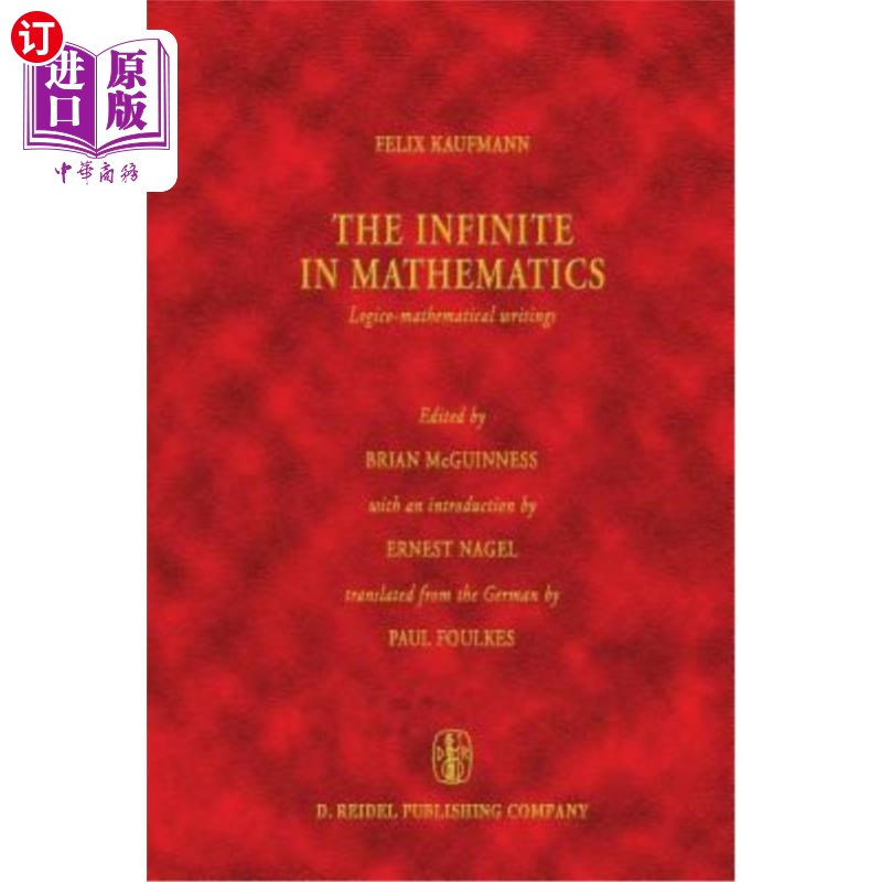 海外直订The Infinite in Mathematics: Logico-Mathematical Writings 数学中的无限:逻辑数学写作