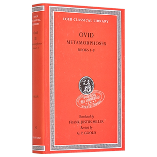 奥维德 变形记 卷一 共二卷 Metamorphoses Volume I Books 1-8 英文原版 Ovid【中商原版】