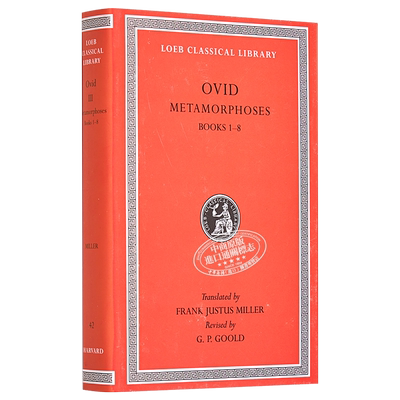 预售 奥维德 变形记 卷一 共二卷 Metamorphoses Volume I Books 1-8 英文原版 Ovid【中商原版】
