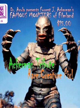 海外直订Dr. Acula Presents Forrest J. Ackerman's Famou Monsters of Filmland vol. 2 阿图拉博士介绍阿奎曼著名的电影怪