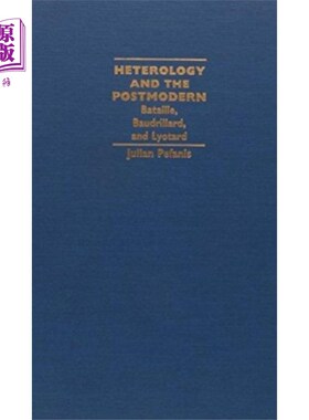海外直订Heterology and the Postmodern 异质学与后现代