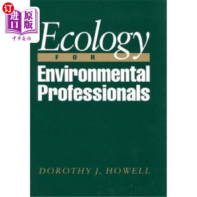 海外直订Ecology for Environmental Professionals 环境专业人士的生态学
