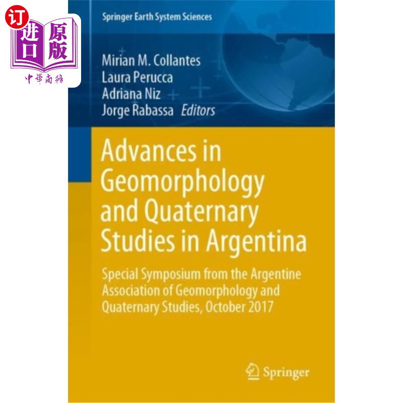 海外直订Advances in Geomorphology and Quaternary Studies... 阿根廷地貌学与第四纪研究进展