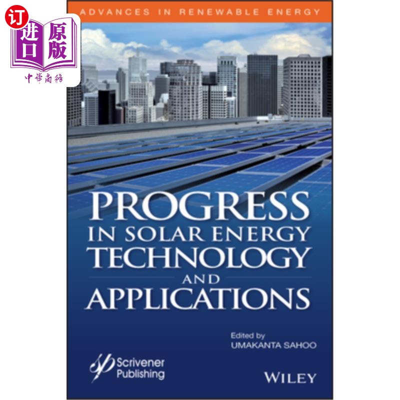 海外直订Progress in Solar Energy Technology and Applications 太阳能技术及应用进展