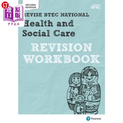 海外直订BTEC National Health and Social Care Revision Wo... 国家卫生和社会保健修订工作手册