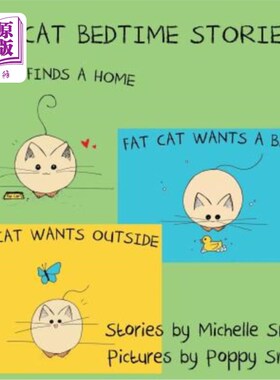 海外直订Fat Cat Bedtime Stories: Settle in and follow the adventures of Fat Cat 肥猫睡前故事：安顿下来，跟随肥猫的
