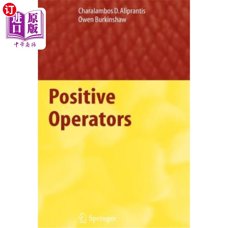 海外直订Positive Operators 积极的运营商