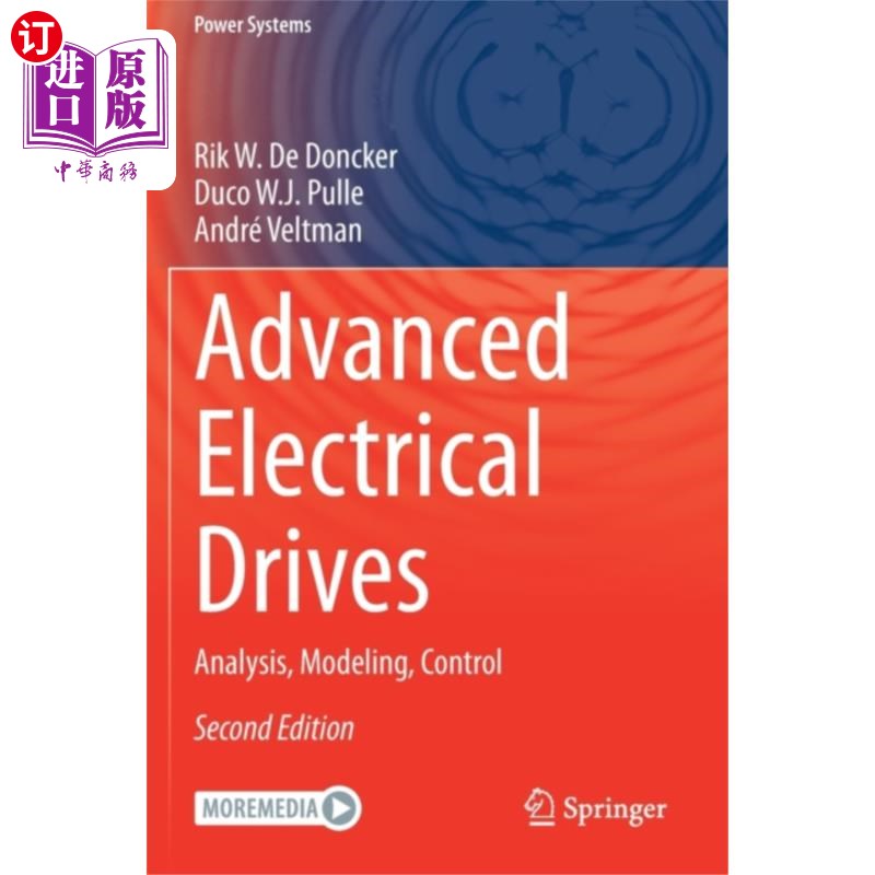 海外直订古英语 Advanced Electrical Drives 高级电气驱动