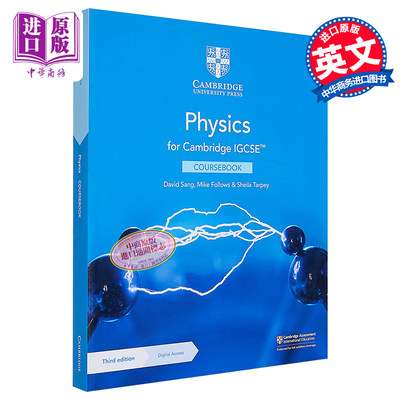 现货 剑桥大学出版NEW Cambridge IGCSE Physics Coursebook with Digital Access (2 years)【中商原版】