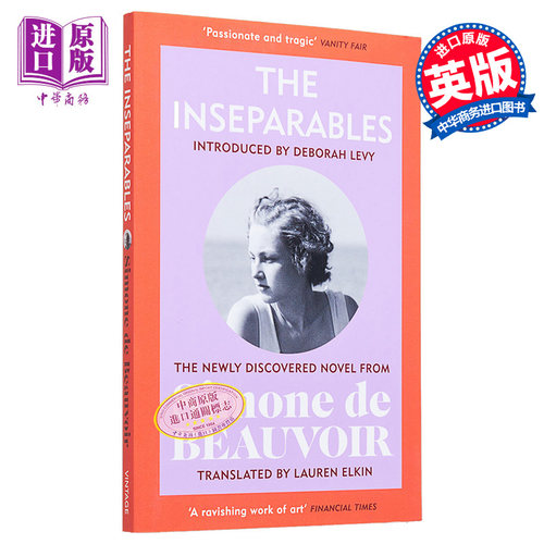 波伏娃形影不离英文原版 The Inseparables Simone de Beauvoir 波伏娃生前未发表的小说英文原版书籍